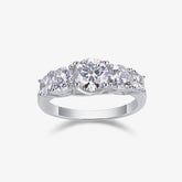 Five-Stone Moissanite Anniversary Band