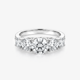 Five Stone Moissanite Band Ring