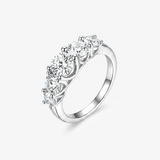 Five Stone Moissanite Band Ring