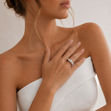 Five Stone Moissanite Band Ring