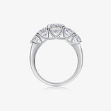 Five-Stone Moissanite Anniversary Band